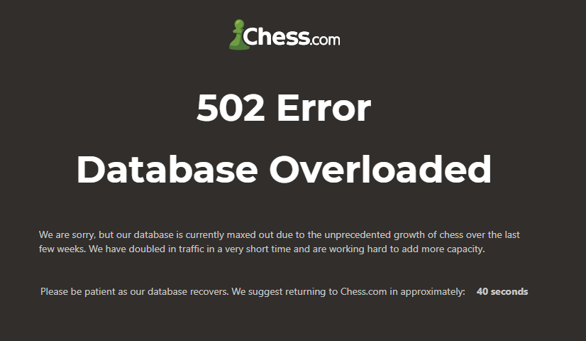 Chess Is Booming! And Our Servers Are Struggling. 