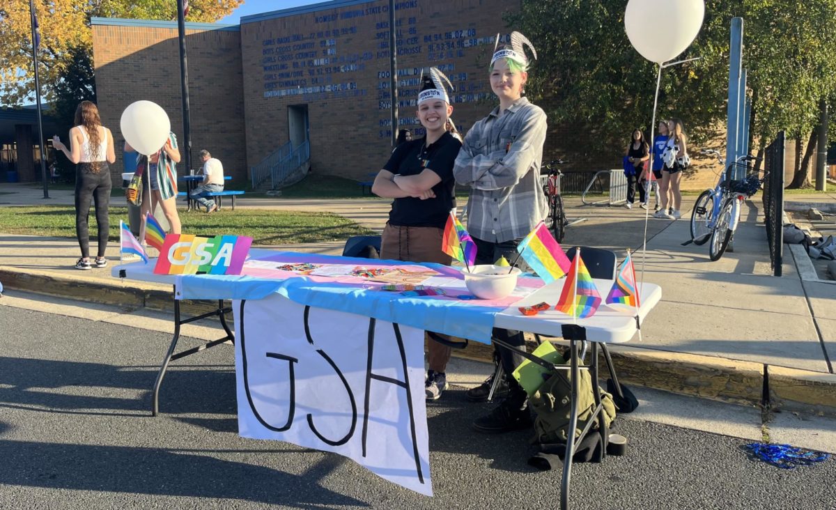 President and Vice President Kaz Shockey and Max Haussman at Taste of Robinson for GSA, 10/13/2023.