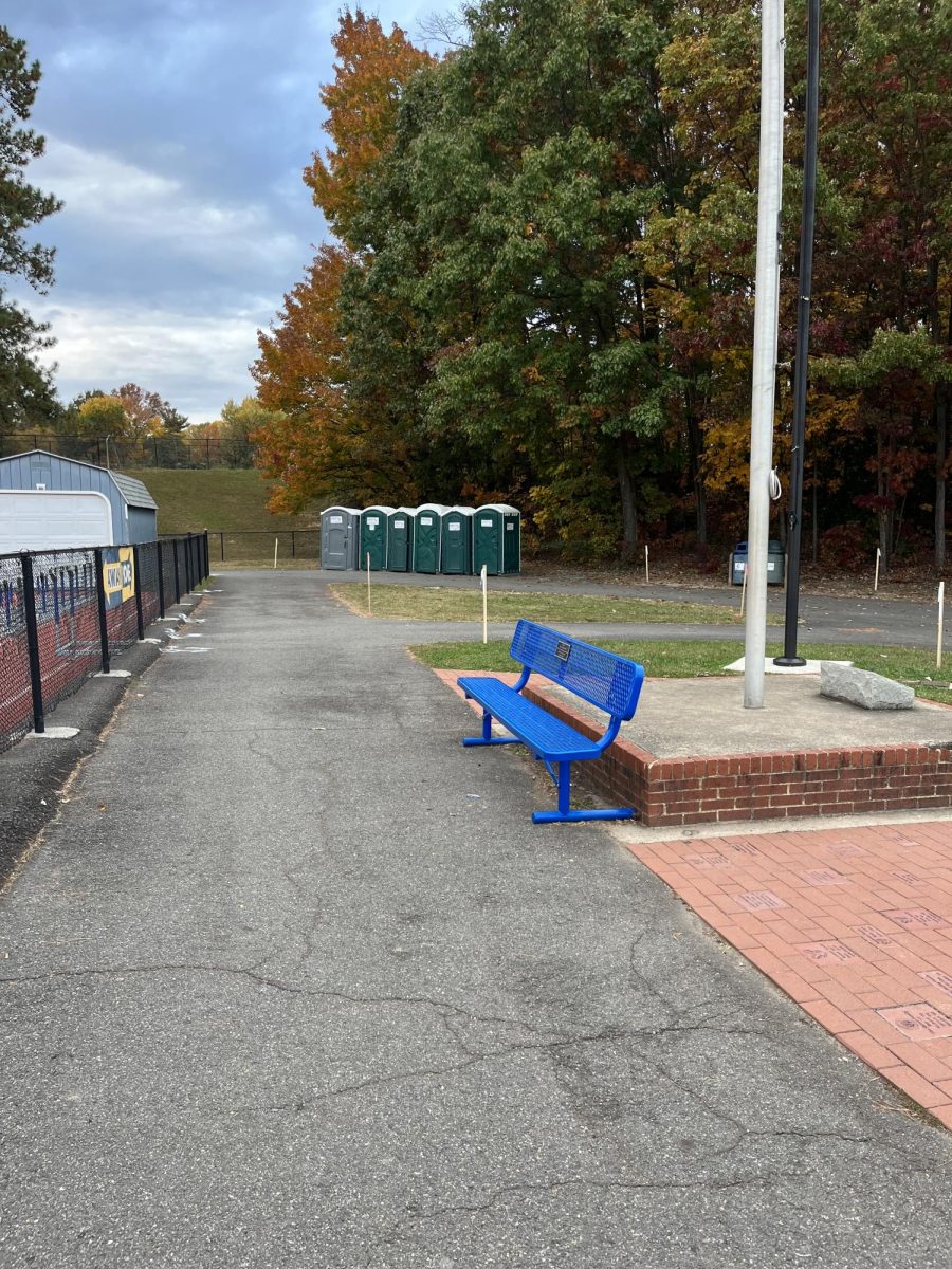 Construction on bathrooms at the stadium started Monday, Nov. 6. This project is expected to be finished in one to two years, according to director of student activities Andy Jimmo. The bathrooms will be placed on the grass area to the right of the football stadium through the front entrance. 
