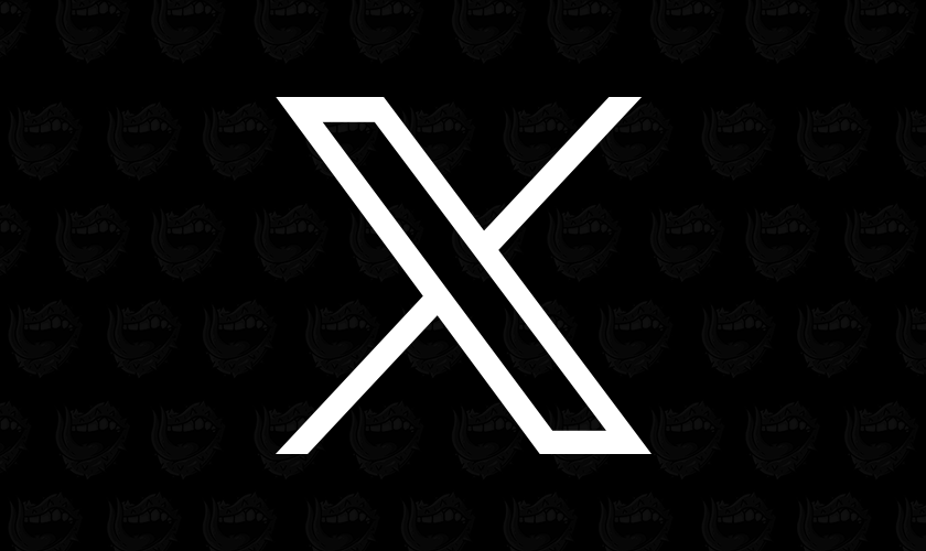 The logo of the social platform “X”